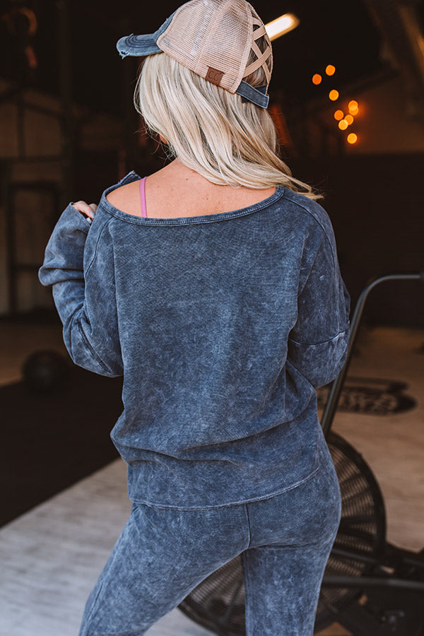 Coffee Over Crunches Knit Top Image - 1