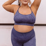 Gym Bunny Perforated Sports Bra Curves Image - 1