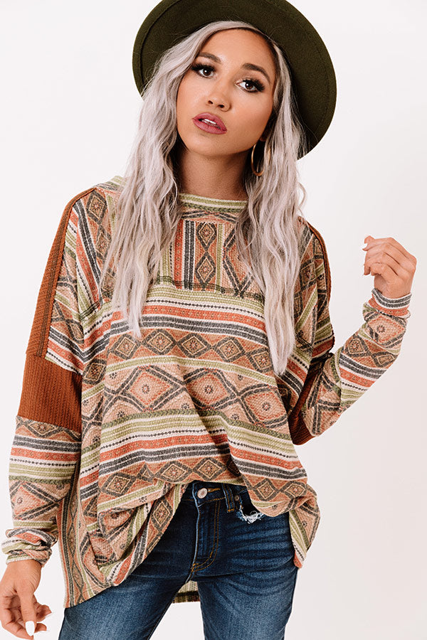 Plaza Stroll Shift Top