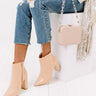 The Cora Patent Bootie in Natural Image - 1
