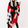 Paris Promises Poncho In Red Image - 1