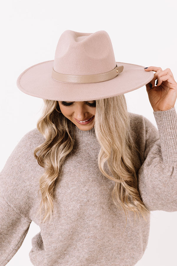Better Al Fresco Fedora In Warm Taupe