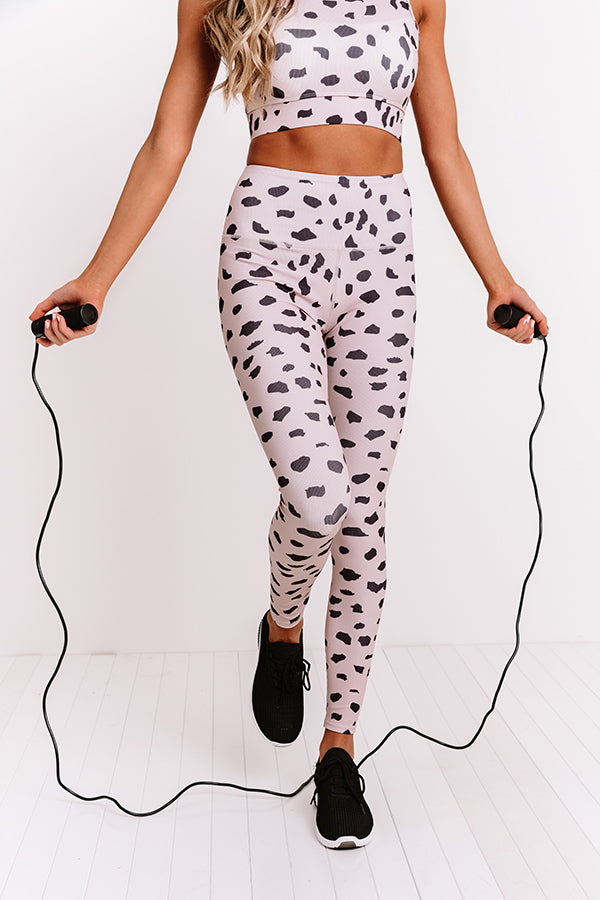 Race To First Place Ribbed High Waist Active Legging