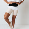 Morning Run Ribbed High Waist Biker Shorts Image - 1