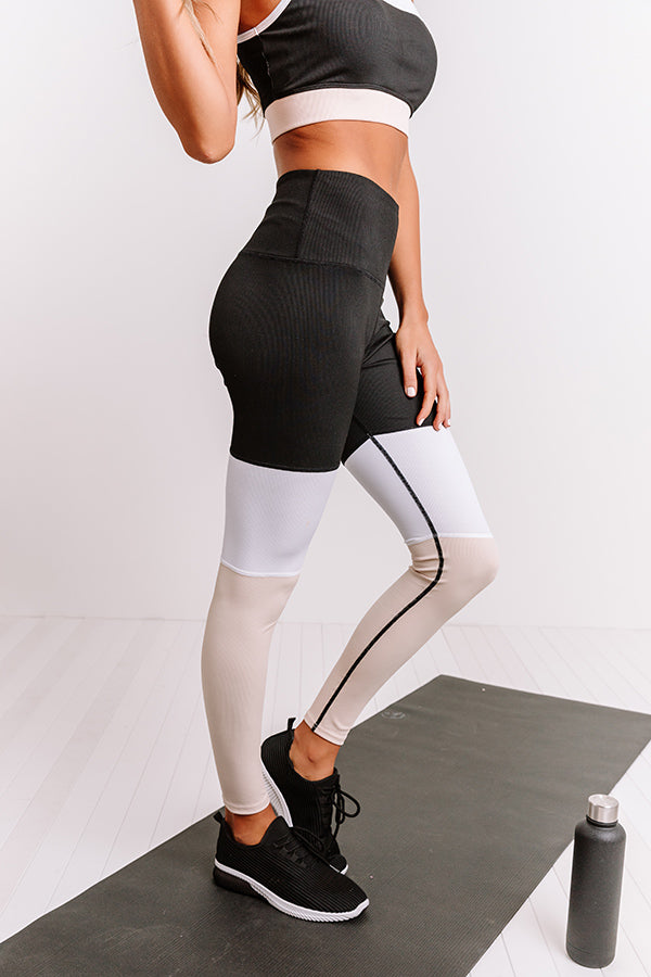 Morning Run Ribbed High Waist Active Legging