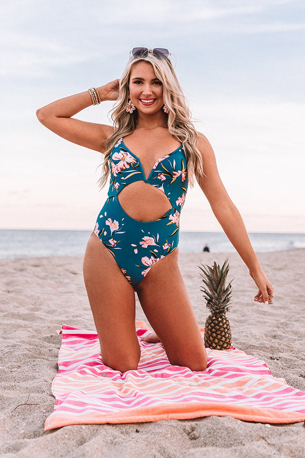 Among The Waves Cut Out One Piece Swimsuit