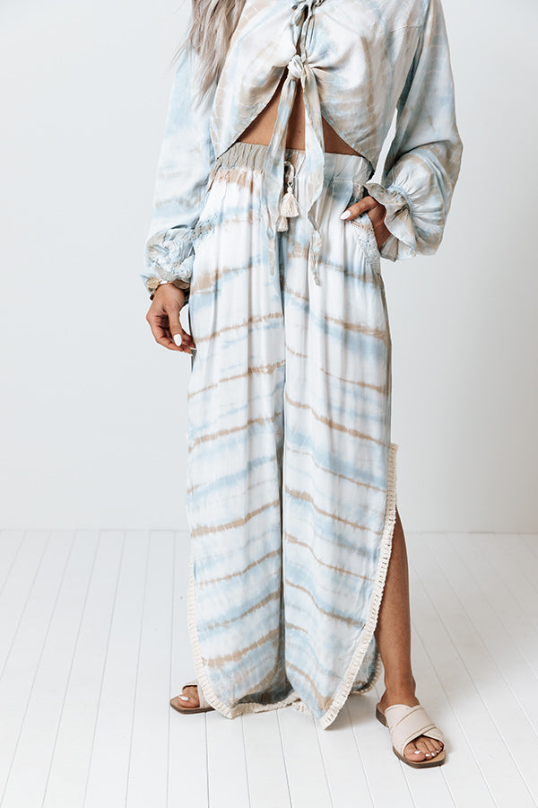 Sunny Vale Tie Dye Pants in Khaki