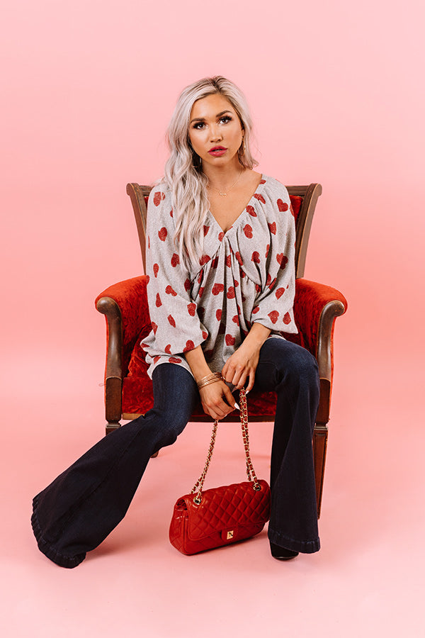She's Got Heart Knit Top
