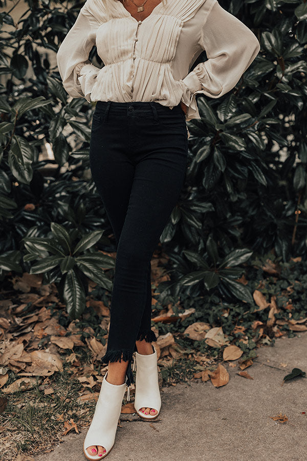 The Sloane High Waist Skinny in Black