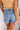 Just USA The Coco High Waist Destroyed Shorts in Medium Wash