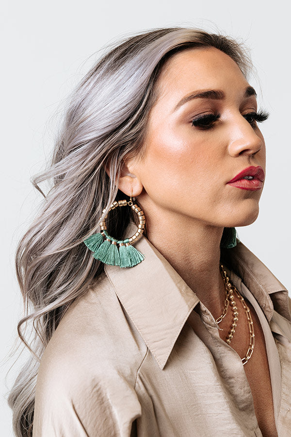 Port Side Earrings In Pear