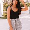 Happy Hour Party High Waist Shorts in Ivory Image - 1