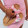 The Chatty Watercolor Sandal in Pink Image - 1