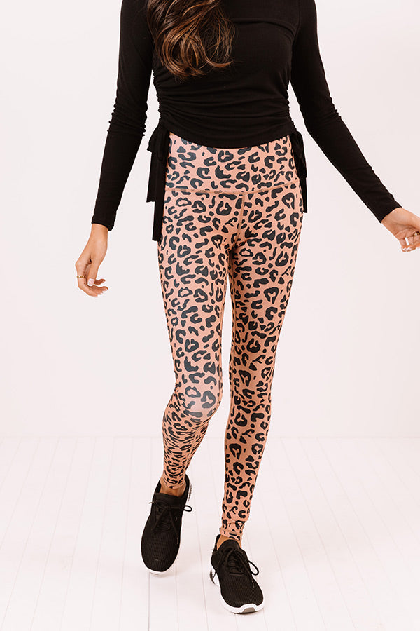 Crushing It High Waist Leopard Active Leggings