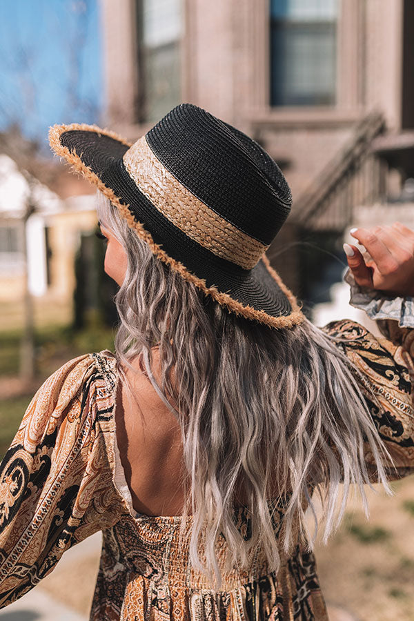 Black Straw Hat – The Urban Hippie