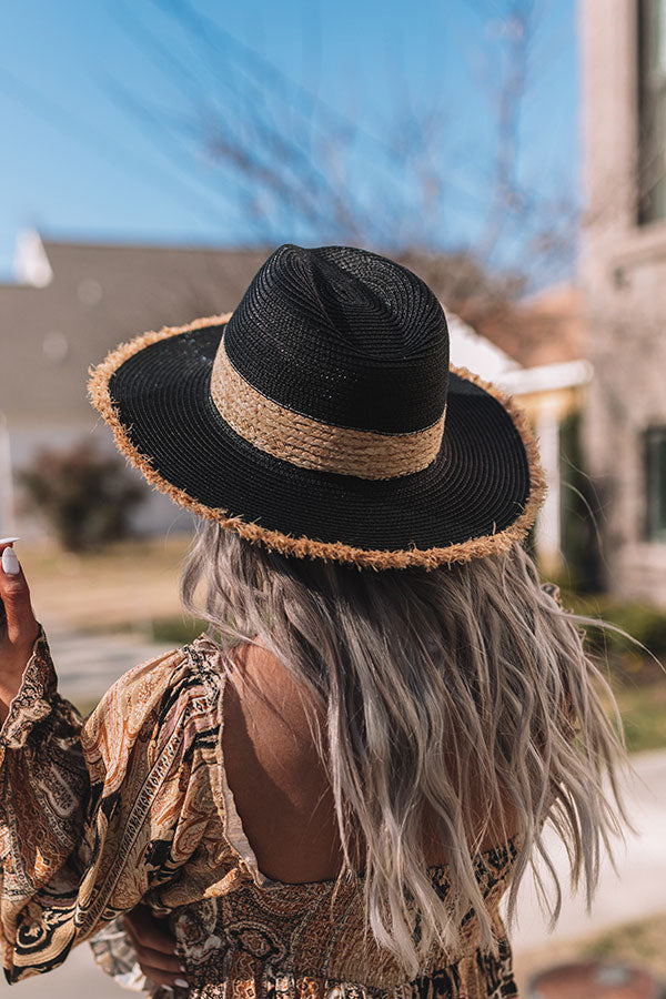 Black Straw Hat – The Urban Hippie