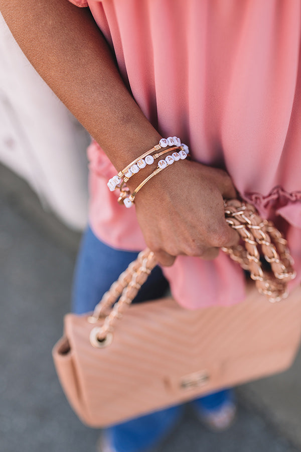 The Mama Bangle Bracelet in Gold