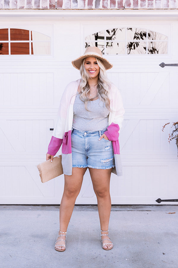 Favorite Of All Colorblock Cardigan  Curves Image - 2