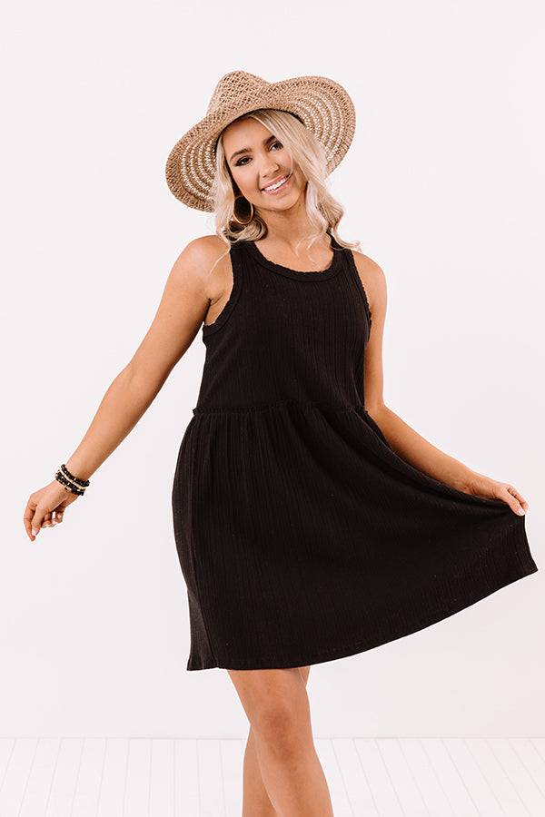 Summer Melody Babydoll Dress In Black Summer Melody Babydoll Dress In Black