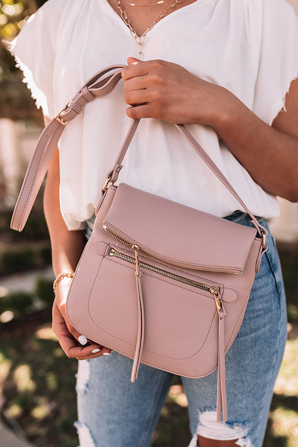 Just For You Crossbody In Blush