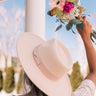 Chic Forever Felt Fedora In Cream Image - 1