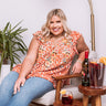 Here For Happy Hour Embroidered Top  Curves Image - 1