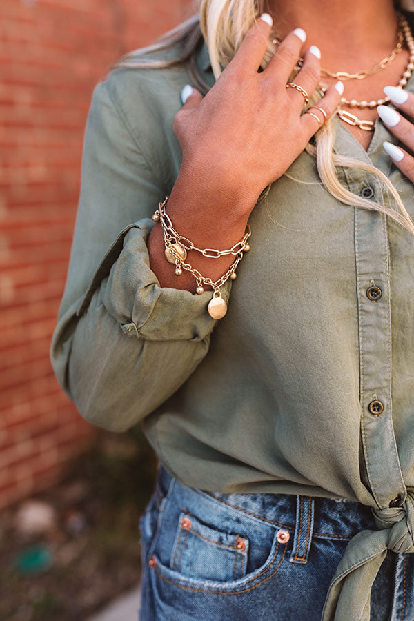 On My Own Link Bracelet