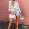 Keep It Cordial Button Up Top In Pear Image - 1