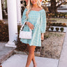 Market Flowers Shift Dress In Blue Image - 1