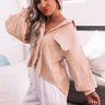 Creative Idea Corduroy Top in Iced Latte Image - 1