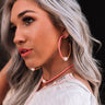 Kendra Scott Raven Gold Braided Hoop Earrings in Coral Mix Image - 1