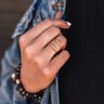 Kendra Scott Mikki Open Ring In Vintage Gold Image - 1