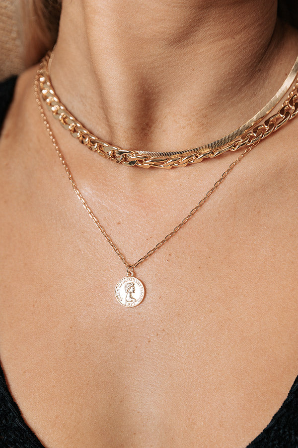 Box Chain & Long Link Layered Necklace | Sterling Forever