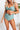 Tanning In Tulum High Waist Gingham Bikini Bottom in Hunter Green
