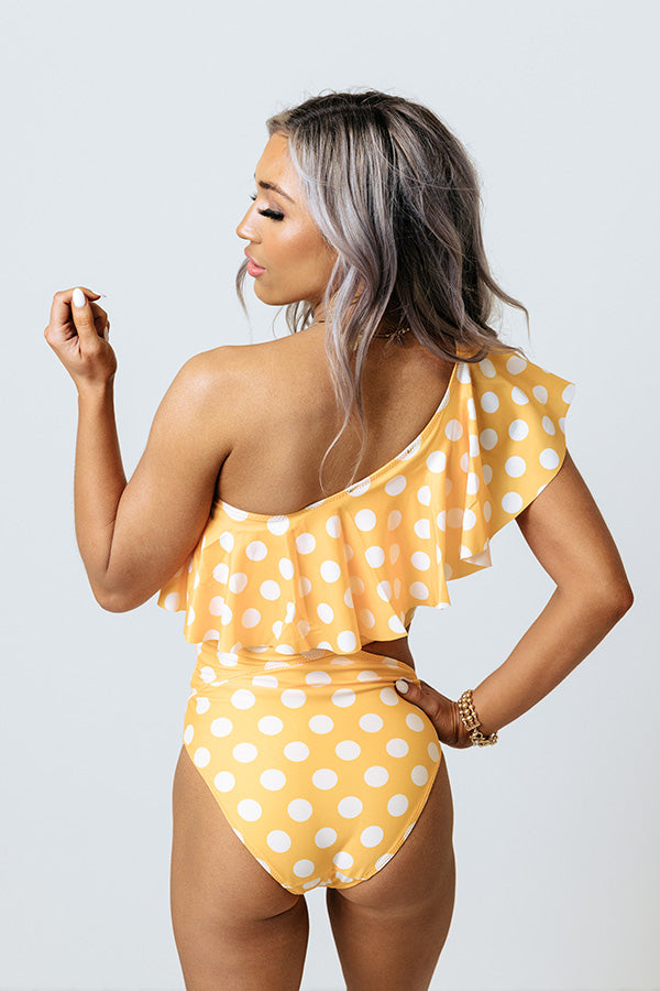 Sunny Dip Polka Dot One Piece Swimsuit