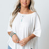 Adorable Moments Shift Tee In White Image - 1