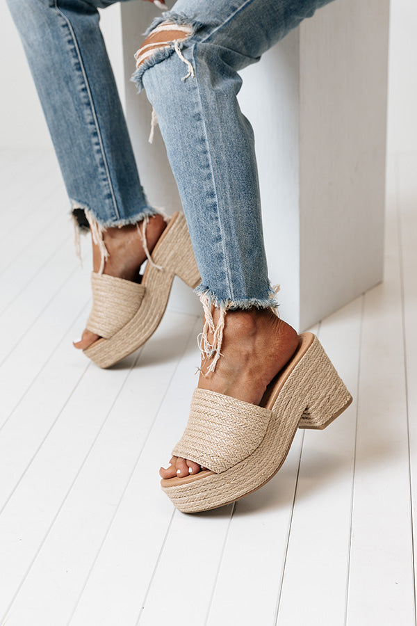 The Teak Jute Heel