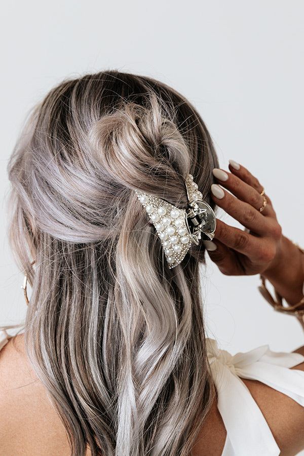 City In Italy Hair Claw In Silver