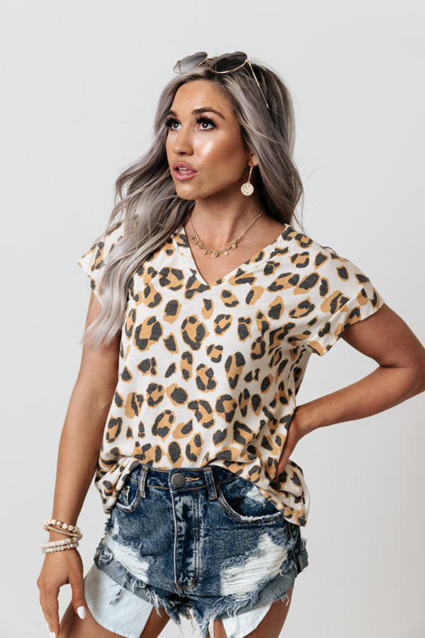 Divine Love Leopard Tee