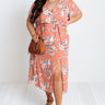 Forever Friendly Floral Midi in Coral Curves Image - 1