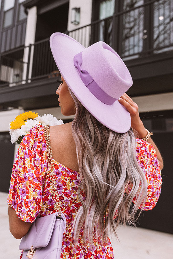 Remember Me Fondly Fedora In Lavender