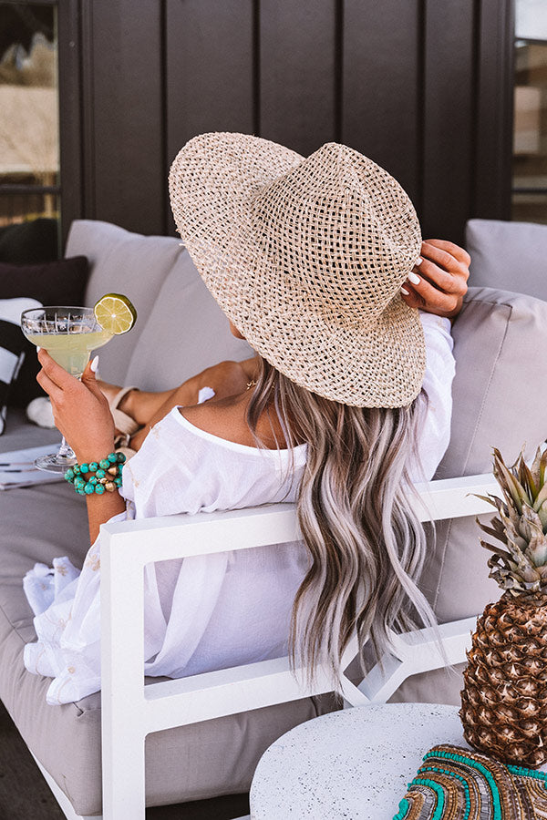 Wanderlust Summer Straw Hat