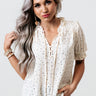 Weekly Chic Polka Dot Top Image - 1