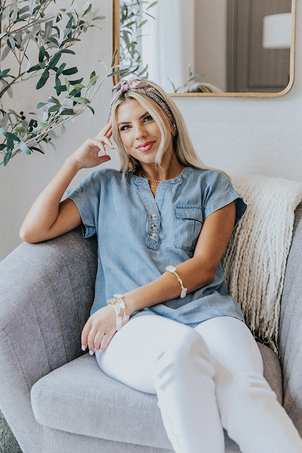 Dreamy Dawn Chambray Top