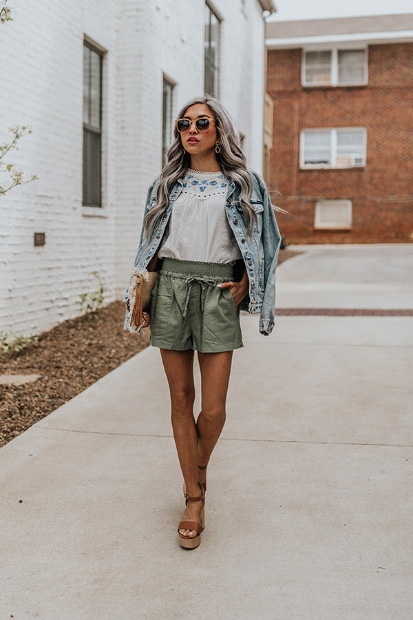 Meadow Magic Top In White