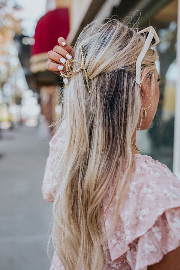 Bali Romance Hair Claw Clip