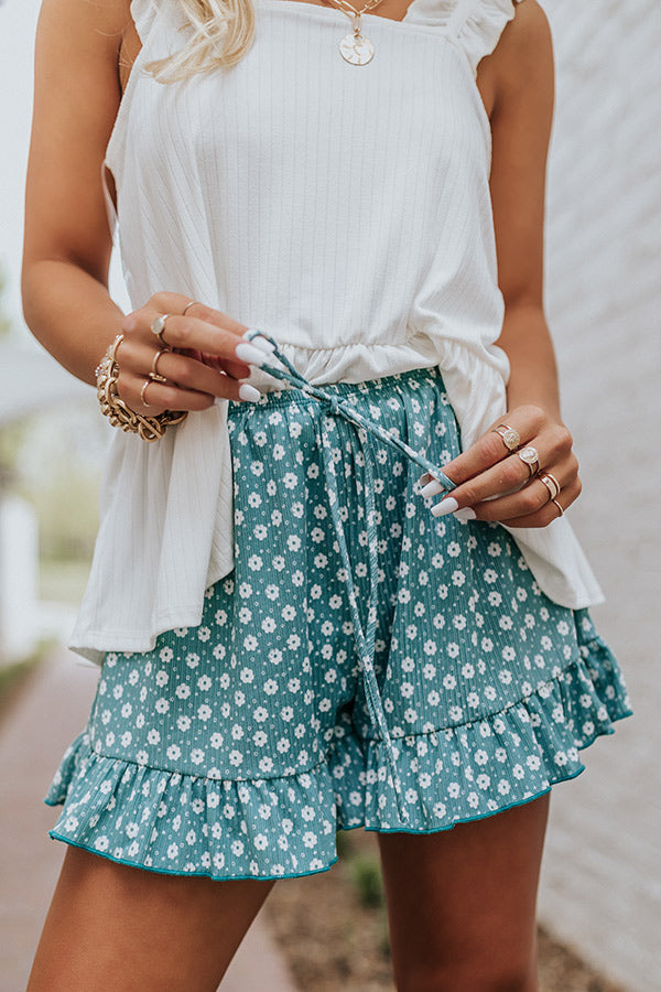 Give You Peace Floral Shorts