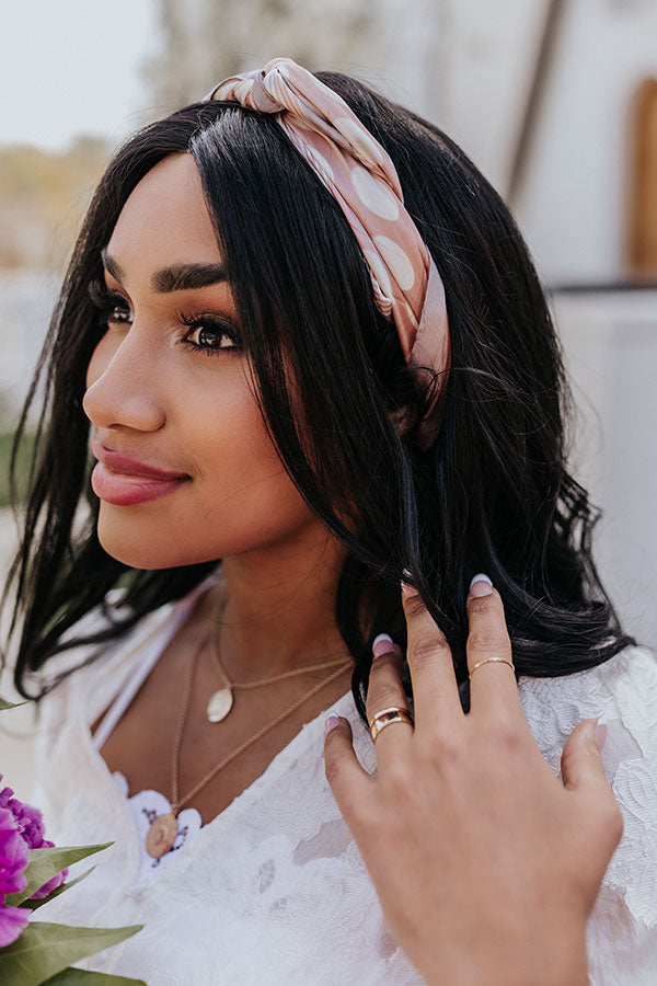 Beautiful Morning Polka Dot Hair Scarf