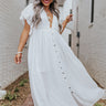 Bubbly In Bora Bora Maxi Dress in White Image - 1