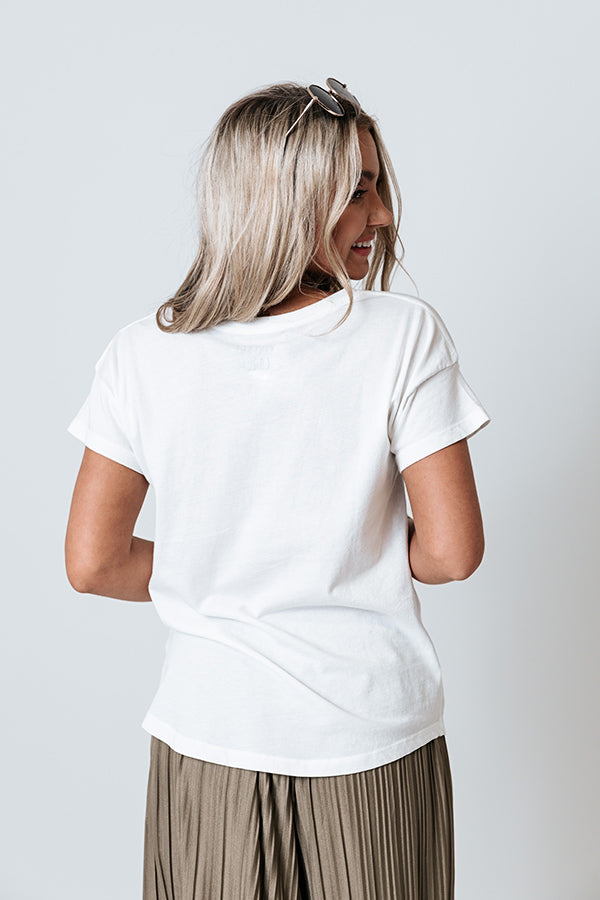 David Bowie Silhouette Vintage-Print Graphic Tee Image - 1